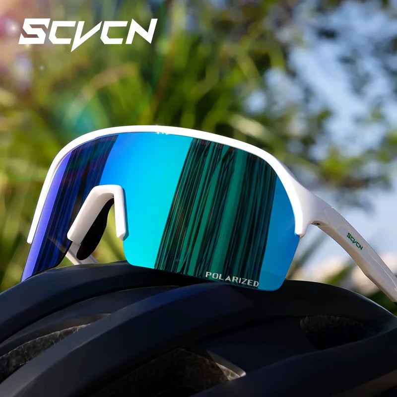 SCVCN Photochromic Polarized Cycling Sunglasses UV400 Protection Unisex Sports Eyewear for Driving And Bicycle Goggles