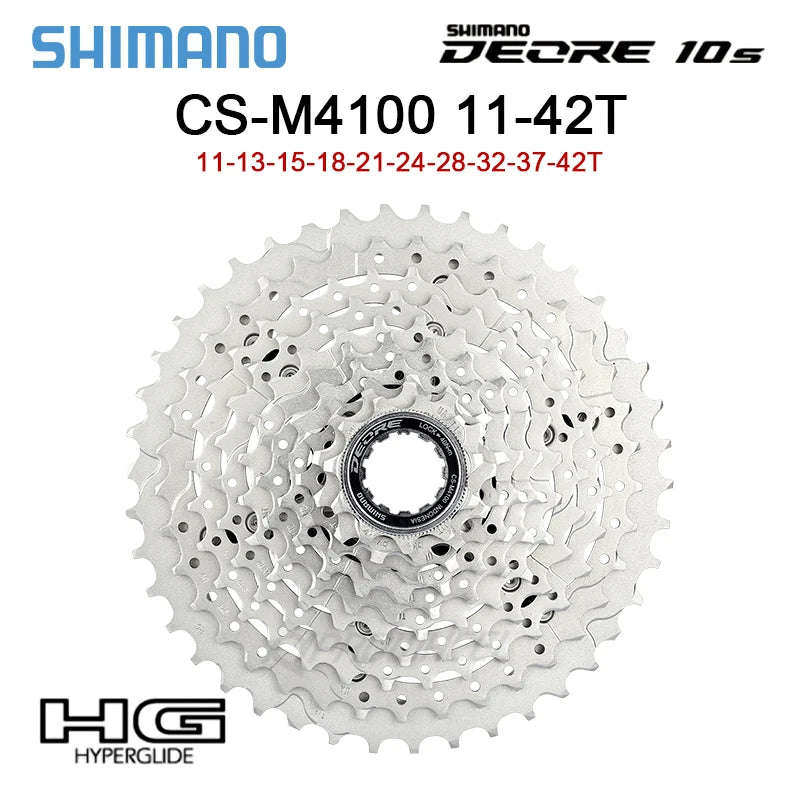 Shimano Deore CS-M4100 10SP Groupset MTB Cassette 11-42/46T