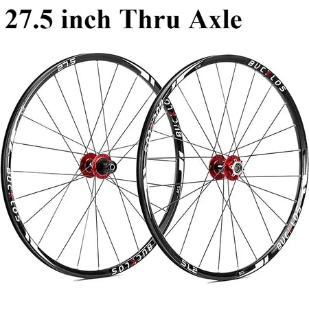 BUCKLOS Carbon MTB Wheelset – 26 / 27.5 / 29 Inch Disc Brake Wheels - 27.5 inch-TA-1 Pair - Bike Wheelset