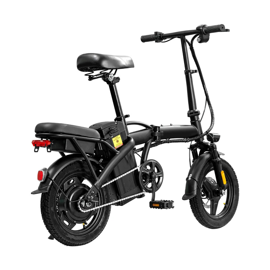 HEZZO T5 350W Folding Electric Bike 48V 12Ah City E-Bike 14" Compact Ebike
