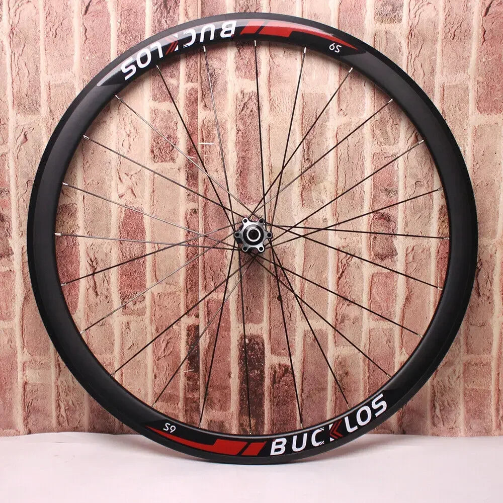 BUCKLOS 700C 40mm Road Bike Wheelset – Quick Release 24H - Only Front - Road Bike Wheelset