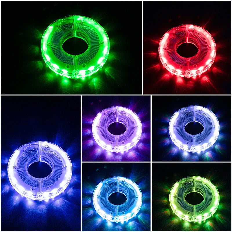 ROCKBROS Bicycle Wheel Light Smart 12 LED Flash Light Warning Light Kids Balance MTB Bike Light Vibration Sensing Light 1PCS