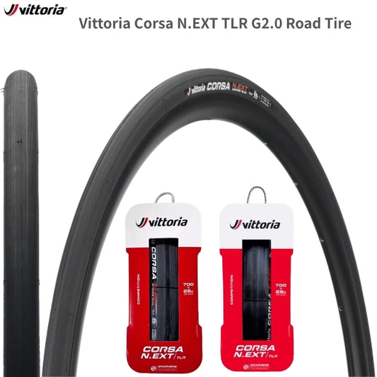 Vittoria Corsa N.EXT TLR G2.0 700C*24C-32C(100TPI) road bike clincher tire Tubeless Ready bicycle clincher tire