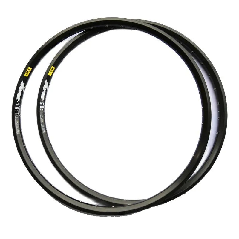 2Pcs 26"27.5" MTB Wheel Rim 24/28/32/36 Holes Black Disc Brake Aluminum Alloy Double-Layer