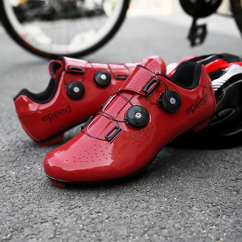 ZYXZLB Top Men Women Cycling Sneaker Mtb Shoes with Cleats  Sports Speed Bike Shoes Women Mountain Bike Racing SPD Road Cycling