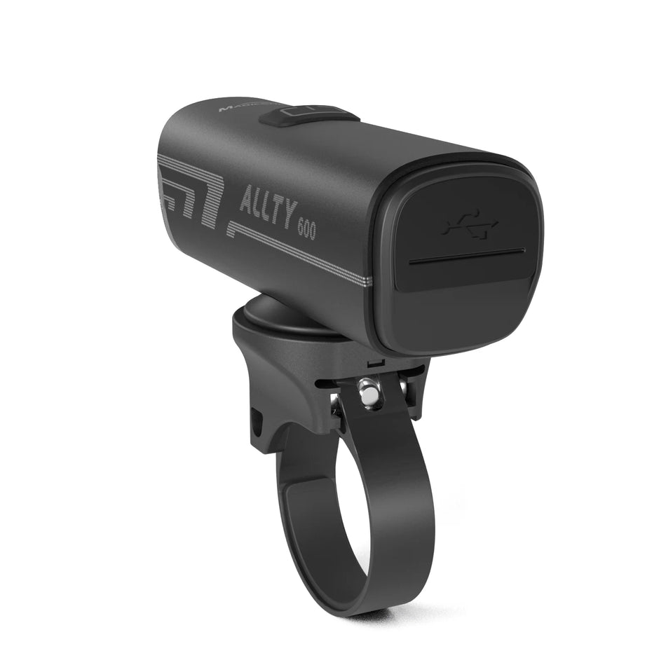 Bike Lights Allty 600 Road Bike Light, USB Type-C Rechargeable, IPX7 Waterproof LED Bike Light for Road, Urban