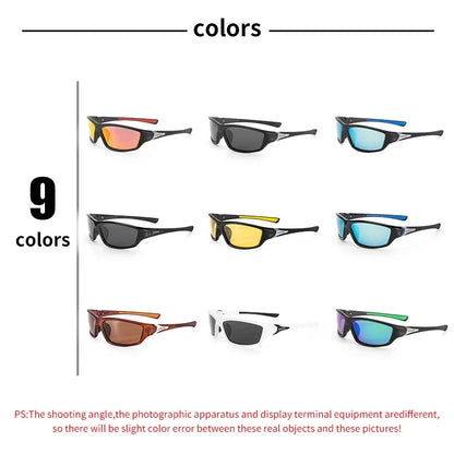 Kapvoe Polarized Fashion Sunglasses Sport Cycling Glasses Bicycle Eyewear Suitable Frame UV400 Driving Fishing Glasses Men, Women Glasses