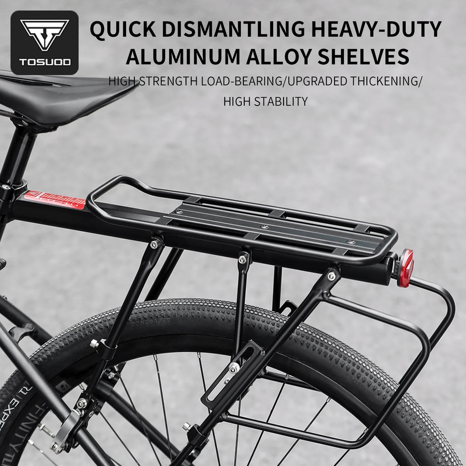 Heavy-Duty Bicycle Rear Cargo Rack – 50–80kg Capacity | Velozzo