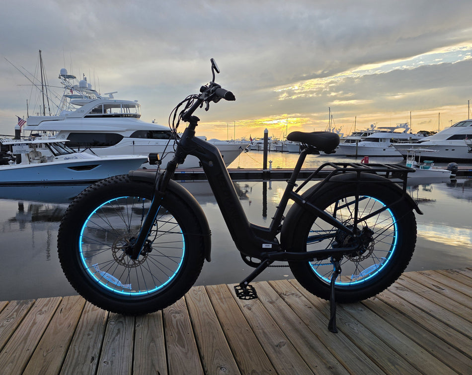 VeloGlow LED E-Bike Wheel Light Kit – Bluetooth RGB Bicycle Rim Lights, Waterproof & App Controlled | Velozzo