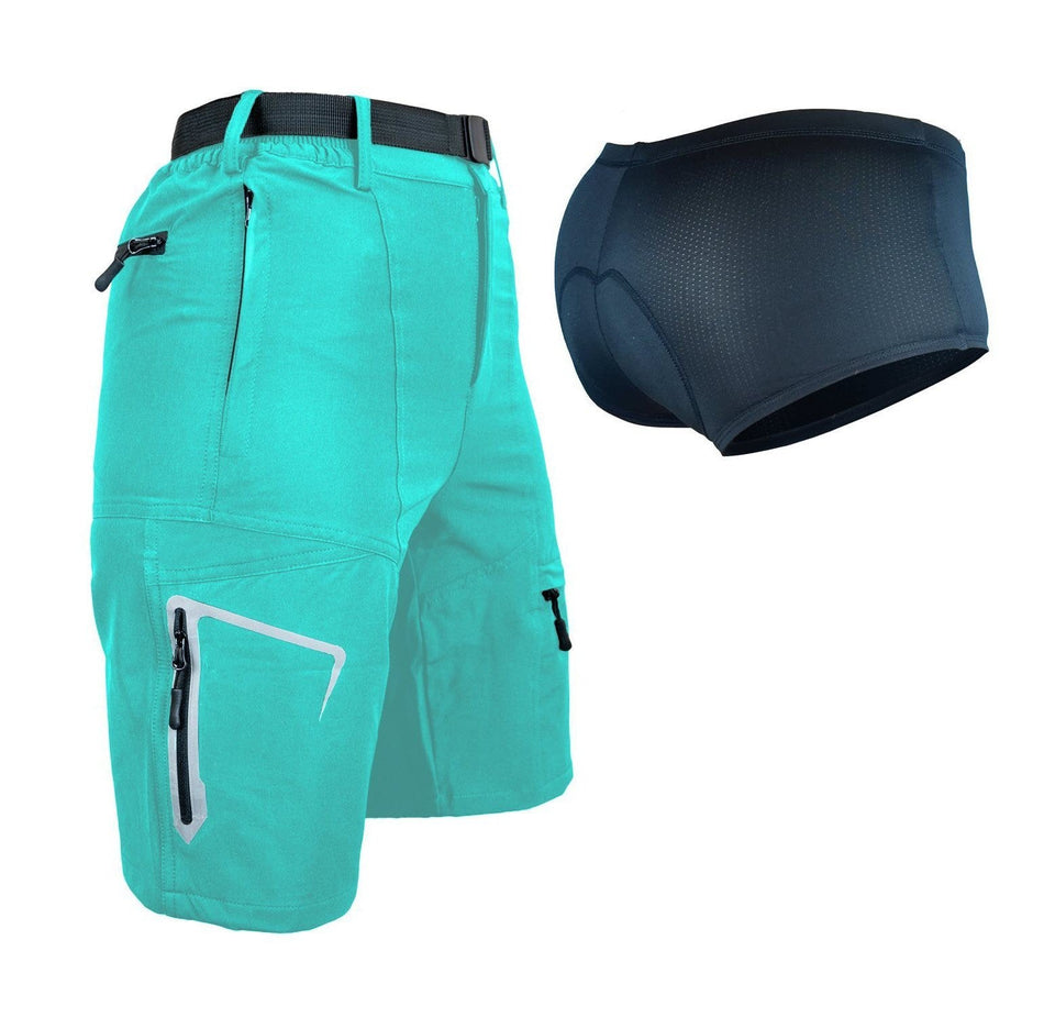Women’s Grinder MTB Mountain Bike Shorts – Loose Fit with Zip-Secured Pockets and Quick-Dry Comfort
